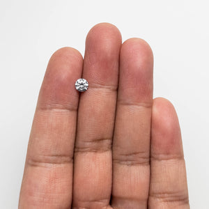 0.53ct 5.25x5.28x3.07 Fancy Grey Round Brilliant 18968-09