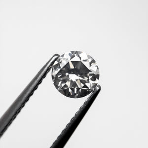0.66ct 5.34x5.38x3.52mm Fancy Grey Round Brilliant 18968-10