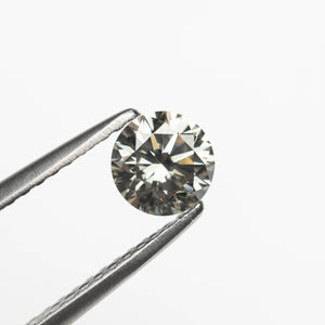 0.56ct 5.23x5.21x3.27mm Fancy Grey Round Brilliant 18968-23