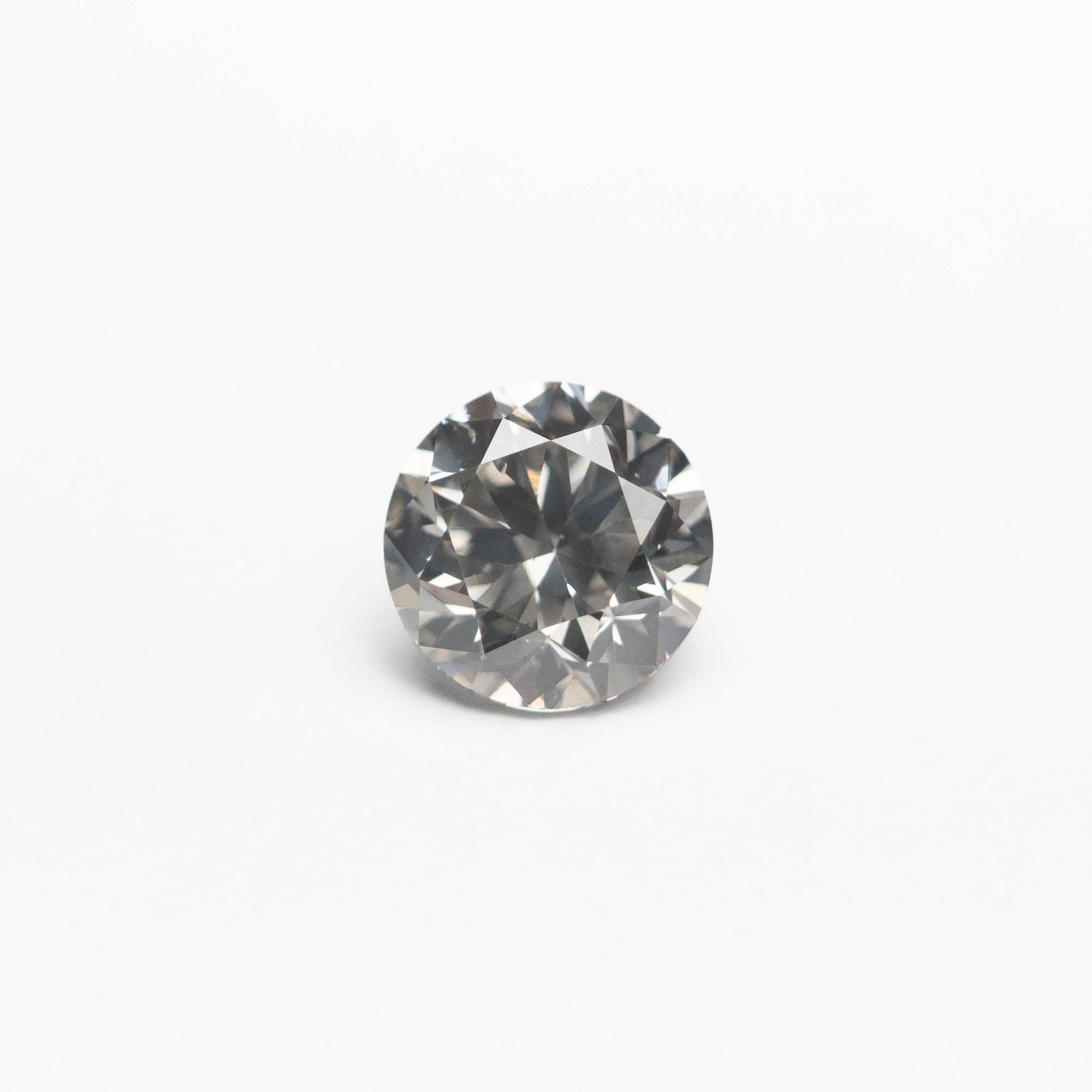 0.50ct 4.85x4.84x3.19mm Fancy Grey Round Brilliant 18968-26