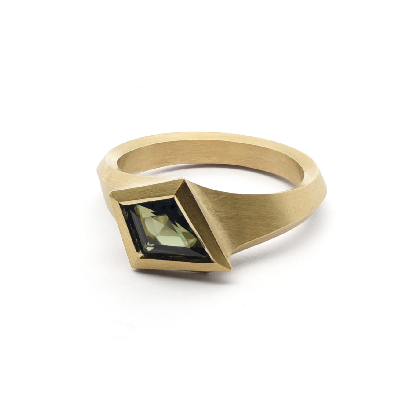 McCaul | Aegis Ring <br> 0.95ct Kite Step Cut Sapphire