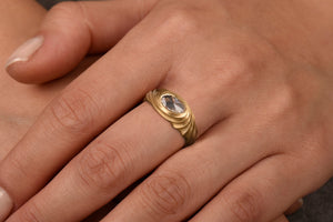 McCaul | Arris Ring <br> 0.71ct Oval Rosecut