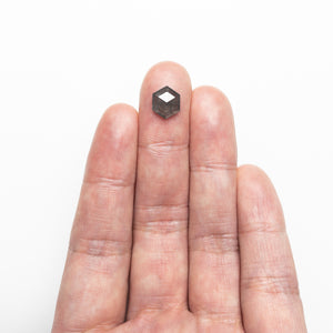 2.04ct 9.99x8.31x2.88mm Hexagon Rosecut 19069-28