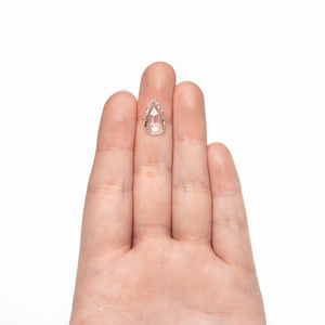 3.33ct 15.13x8.69x3.22mm GIA SI1 E Pear Rosecut 19157-01