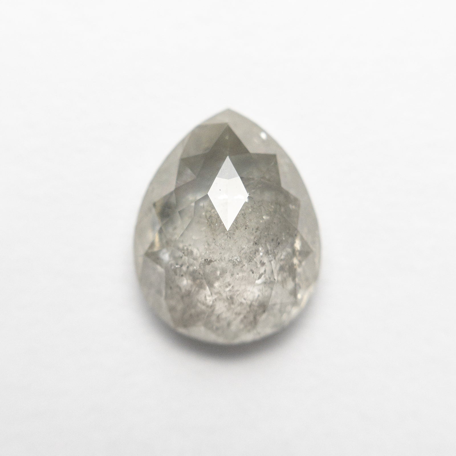 2.86ct 10.48x8.38x4.19mm Pear Rosecut 19606-23