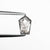 0.78ct 7.28x4.92x2.57mm Shield Rosecut 19621-49