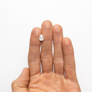1.62ct 9.31x6.29x3.89mm GIA I2 Fancy White Pear Brilliant 19775-01