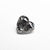 0.94ct 6.13x6.45x3.89mm Fancy Grey Heart Brilliant 19923-35