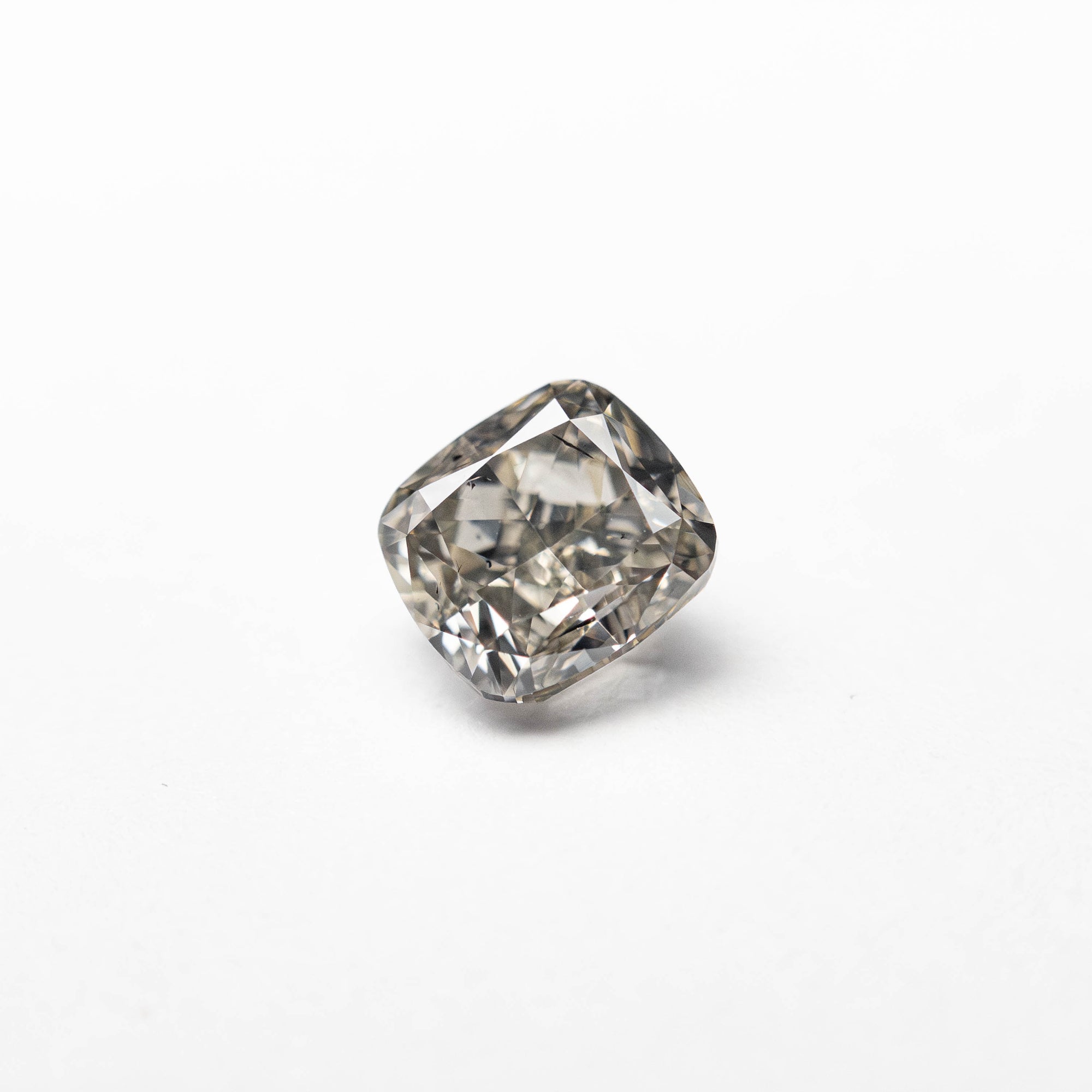 0.52ct 4.54x4.09x2.95mm Fancy Grey Cushion Brilliant 19923-42