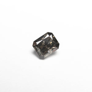 0.36ct 4.23x3.51x2.41mm Fancy Grey Cut Corner Rectangle Brilliant 19923-47