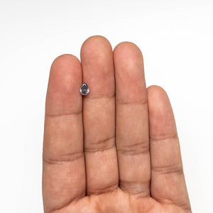 0.41ct 5.75x4.07x2.48mm Fancy Grey Pear Brilliant 19923-50