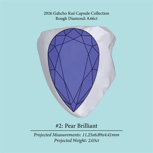 8.66ct VS1 C4 Pre-Cut Canadian Champagne Diamond 27935