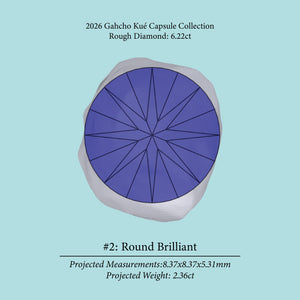 6.22ct VVS2 C3 Pre-Cut Canadian Champagne Diamond 27936