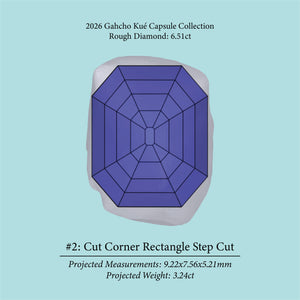 6.51ct VVS2 K Pre-Cut Canadian Champagne Diamond 27937
