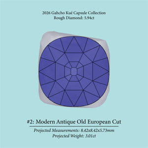5.94ct VVS1 J Pre-Cut Canadian Champagne Diamond 27938