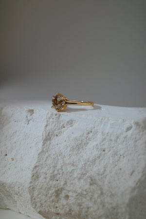 1.56ct Round Old European Cut <br><b> We Are Arrow Ltd </b>| 2/ Modern Antique Champagne Ring
