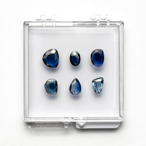 7.27cttw 6pc Assorted Rosecut Sapphire Parcel 20030-03