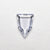 0.56ct 7.60x5.55x1.39mm Shield Portrait Cut Sapphire 20157-01