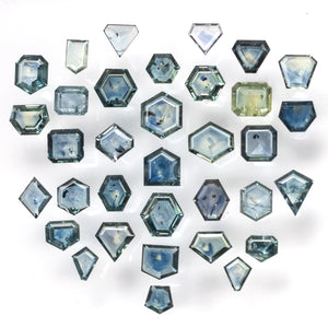 OFFLINE PARCEL 34pc 55.45cttw Portrait Cut Sapphire Parcel 22266-01