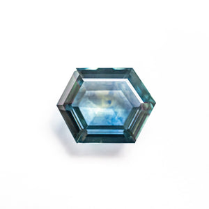 1.61ct 7.81x5.93x3.23mm Hexagon Step Cut Sapphire 22266-27