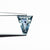 0.81ct 6.98x6.15x2.65mm Shield Rosecut Sapphire 22266-33