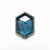 2.75ct 10.38x7.35x3.28mm Hexagon Rosecut Sapphire 22266-35