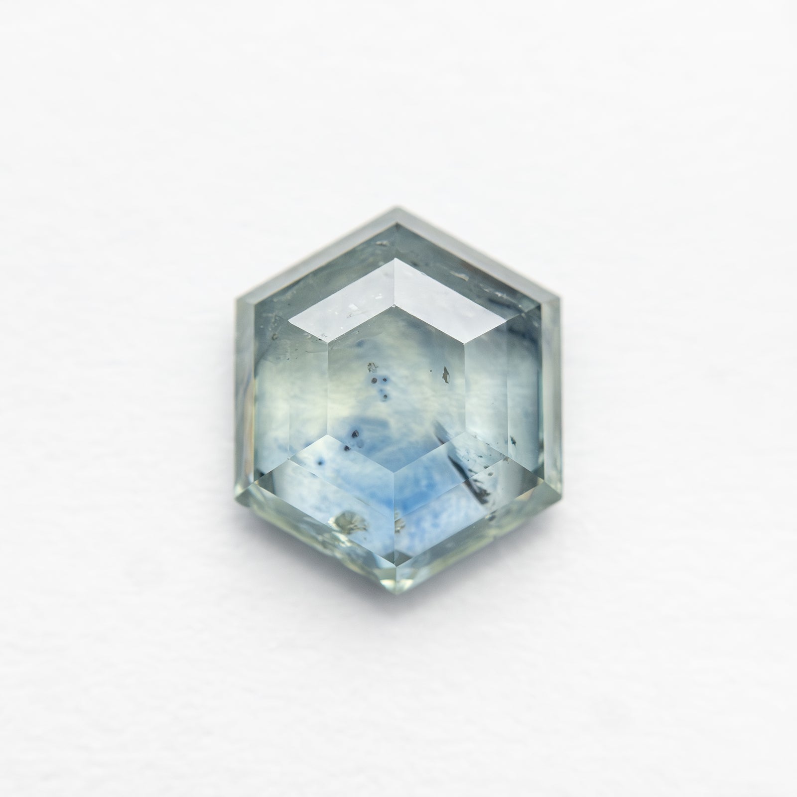 1.81ct 8.09x6.78x3.08mm Hexagon Step Cut Sapphire 22266-46