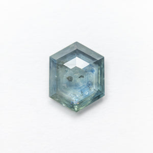 0.95ct 7.55x5.91x2.30mm Hexagon Rosecut Sapphire 22266-48