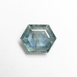 0.95ct 7.55x5.91x2.30mm Hexagon Rosecut Sapphire 22266-48