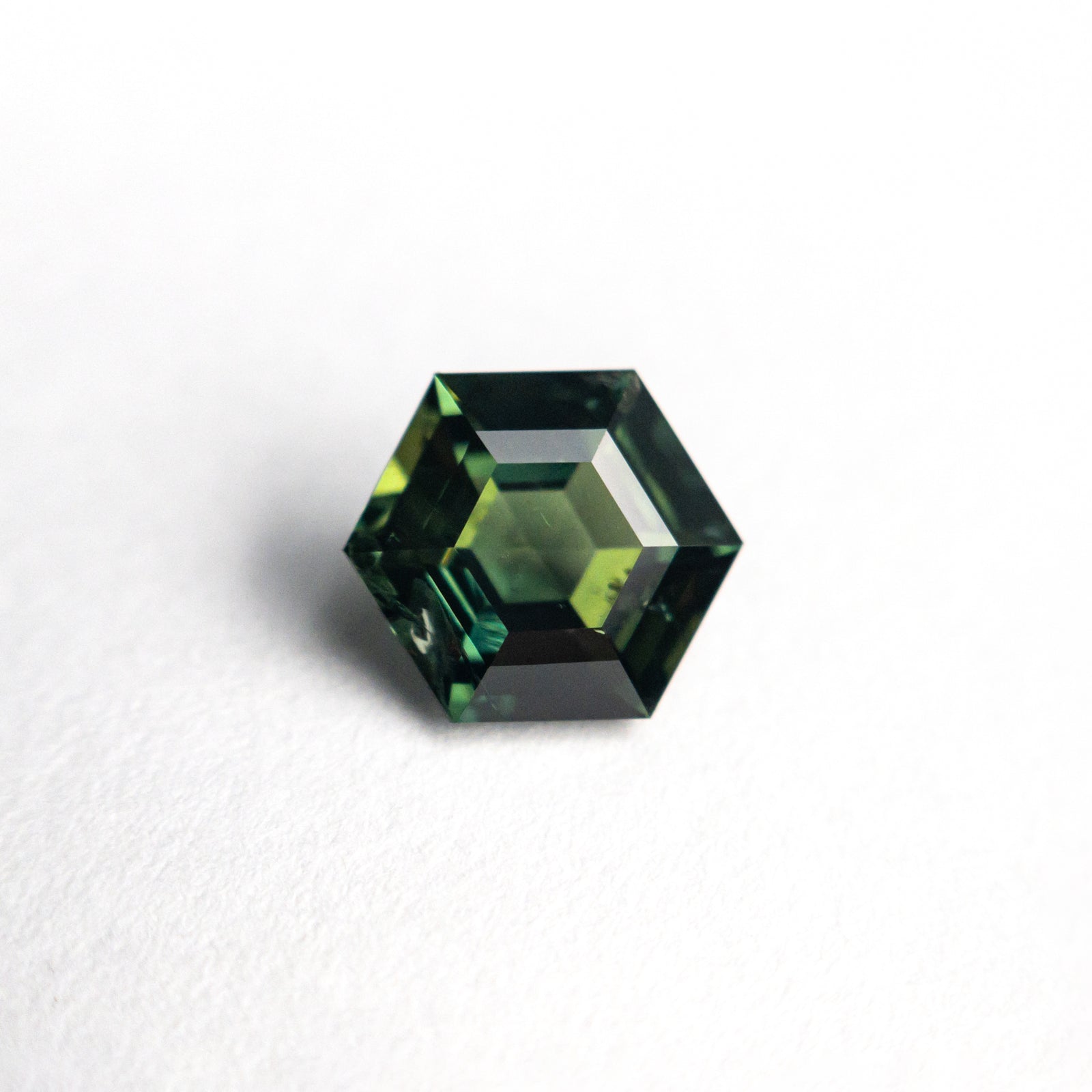 1.23ct 7.09x6.06x3.68mm Hexagon Step Cut Sapphire 22313-02
