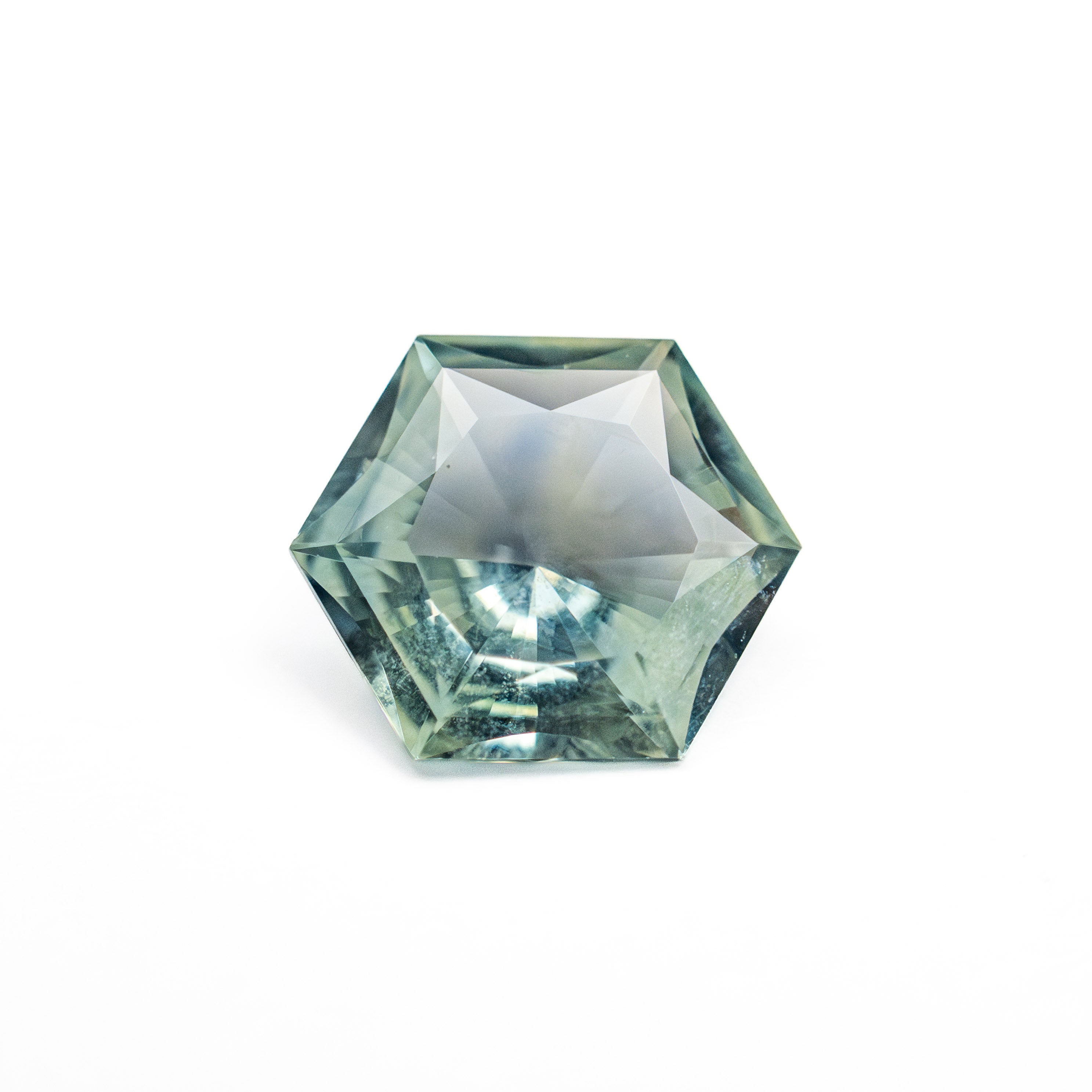 1.09ct 7.61x6.49x3.09mm Hexagon Brilliant Sapphire 22434-128