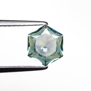 1.09ct 7.61x6.49x3.09mm Hexagon Brilliant Sapphire 22434-128