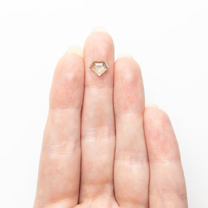 1.49ct 6.48x8.54x3.16mm Shield Portrait Cut Sapphire 22434-138