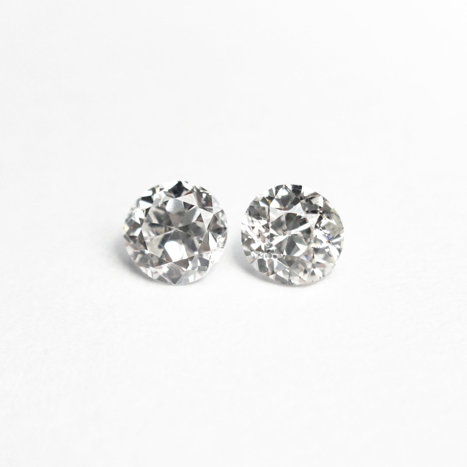 0.35cttw 2pc 3.56x3.46x2.23mm 3.57x3.34x2.15mm SI2/I1 F/G Old Mine Cut Matching Pair 22745-02