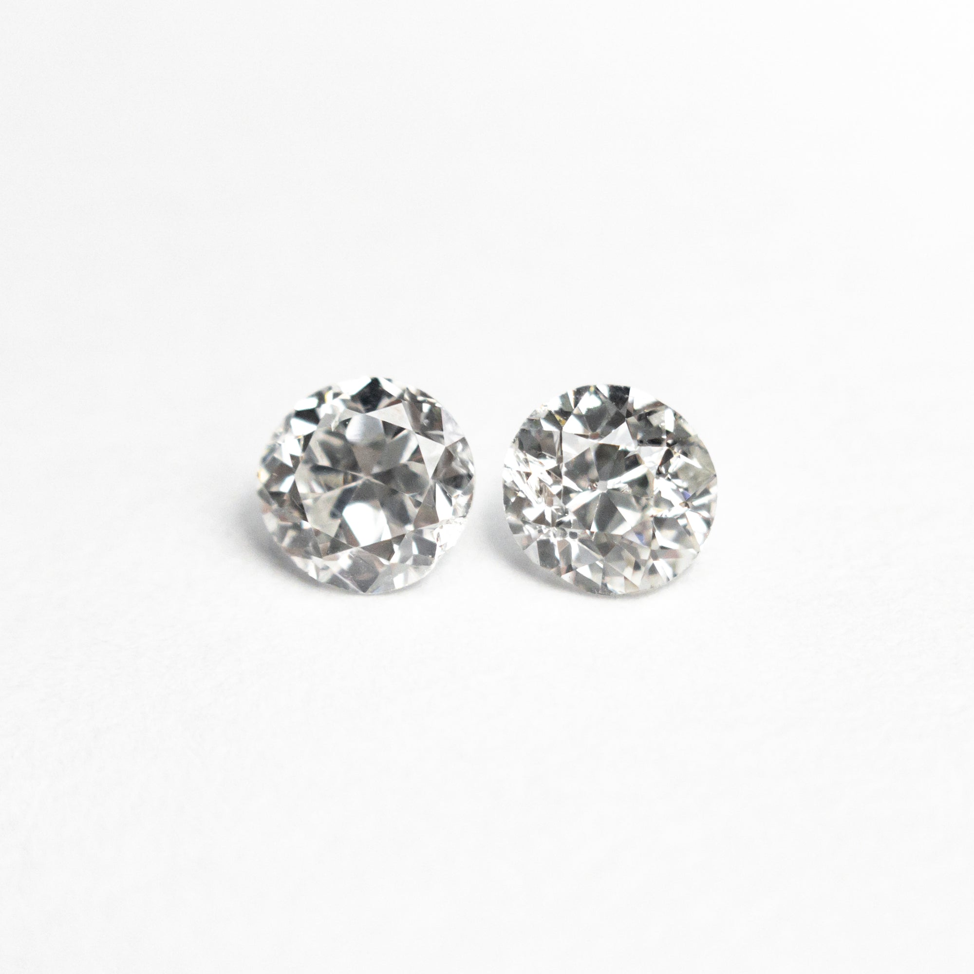 0.35cttw 2pc 3.56x3.46x2.23mm 3.57x3.34x2.15mm SI2/I1 F/G Old Mine Cut Matching Pair 22745-02