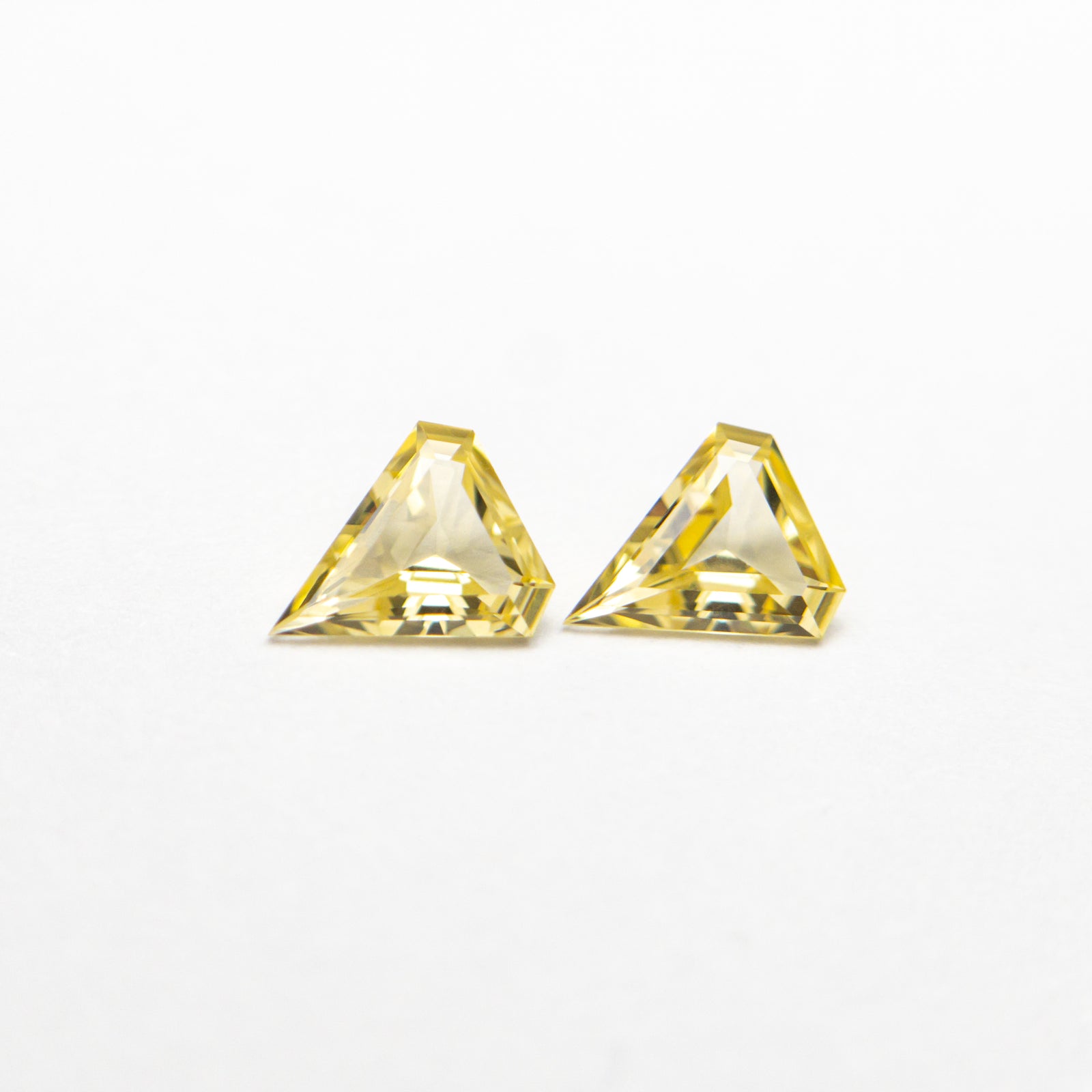 0.21cttw 2pc 4.00x3.50x1.29mm 4.02x3.52x1.34mm Shield Step Cut Sapphire Matching Pair Sapphire 22792-01