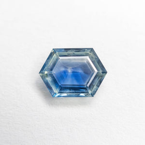 0.92ct 7.58x5.46x2.36mm Hexagon Step Cut Sapphire 23088-18