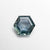0.87ct 6.84x5.95x2.42mm Hexagon Step Cut Sapphire 23088-19