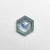 0.68ct 6.32x5.47x2.27mm Hexagon Step Cut Sapphire 23088-24