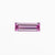 0.38ct 7.51x2.49x1.72mm Baguette Step Cut Sapphire 23127-01