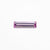 0.24ct 7.37x1.98x1.36mm Baguette Step Cut Sapphire 23133-01