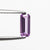0.47ct 7.48x3.21x1.78mm Cut Corner Rectangle Baguette Step Cut Sapphire 23159-01