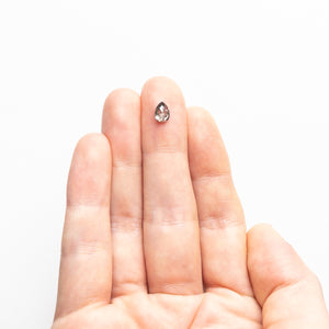 0.63ct 6.40x4.52x2.65mm Pear Rosecut 23175-08