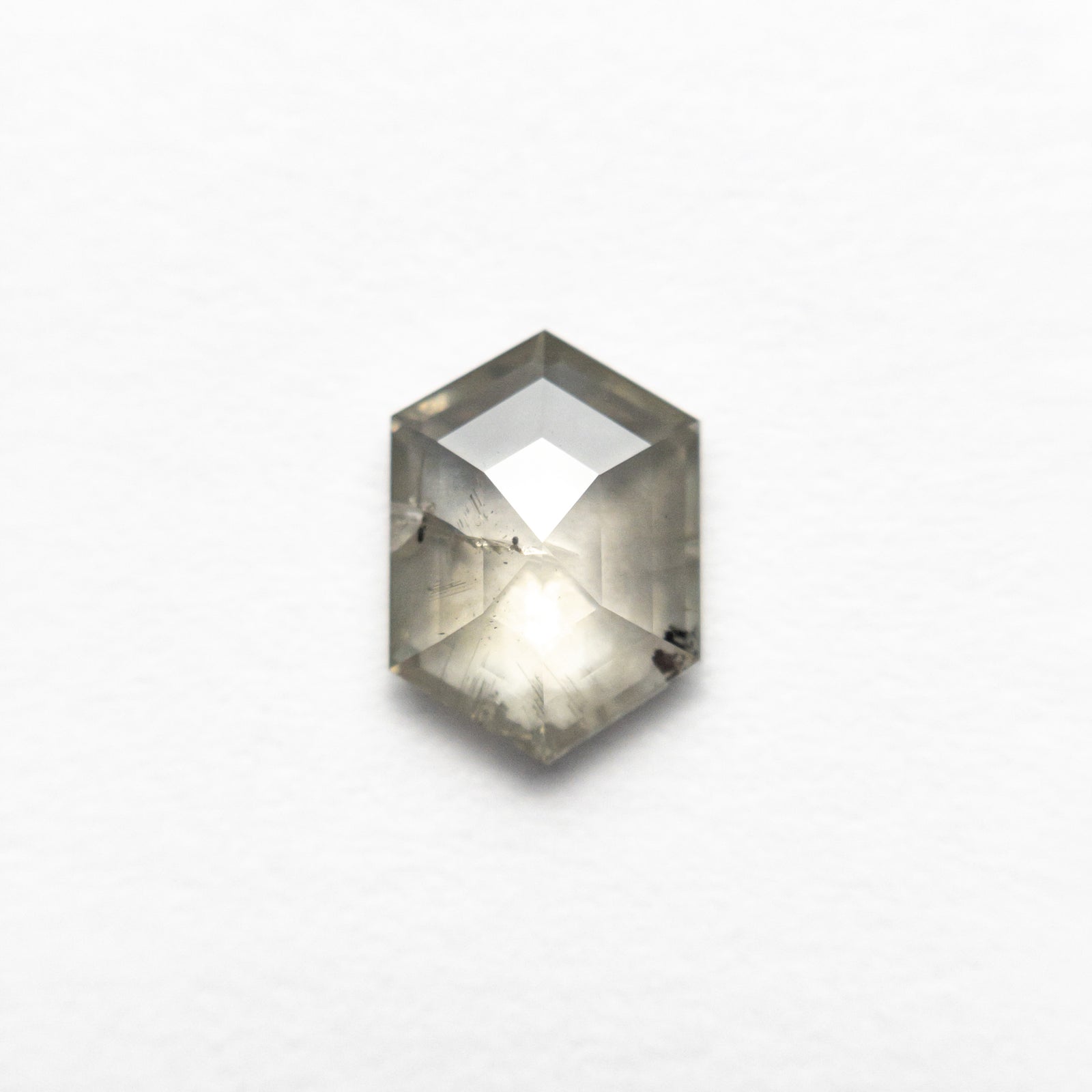 0.84ct 7.53x5.44x2.30mm Hexagon Rosecut 23176-10