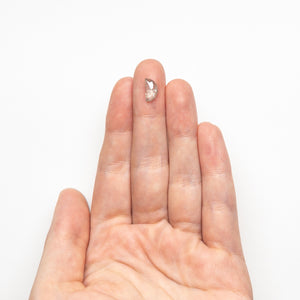 1.06ct 9.57x5.06x2.50mm Half Moon Rosecut 23177-02