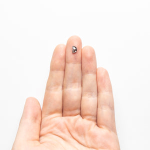 0.51ct 6.14x3.96x2.38mm Half Moon Rosecut 23179-17