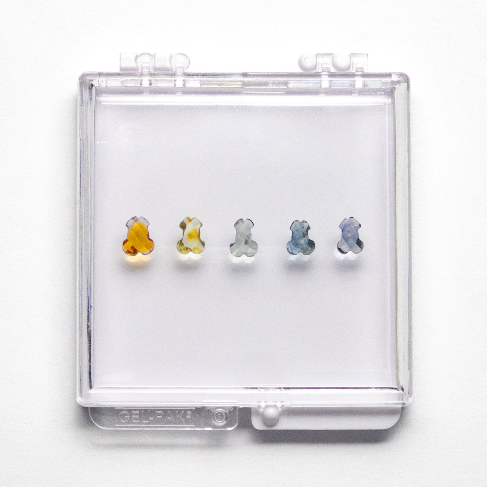 2.87cttw 5pc Penis Rosecut Sapphire Parcel 23385-00