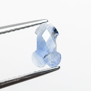 0.89ct 7.68x5.04x2.22mm Penis Rosecut Sapphire 23385-02