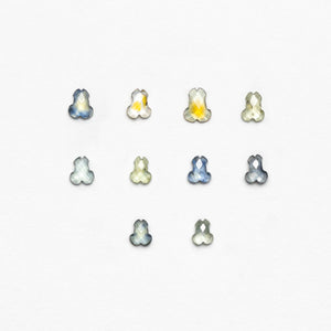 4.30cttw 10pc Penis Rosecut Sapphire Parcel 23386-00