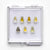 7.16cttw 7pc Penis Rosecut Sapphire Parcel 23387-00